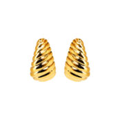 Серьги Sea Shell Earrings – Gold PLAIN STUDIO фото 3