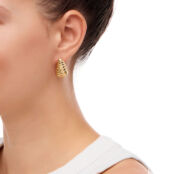 Серьги Sea Shell Earrings – Gold PLAIN STUDIO фото 4