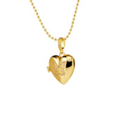 Колье Secret Gold Heart Necklace – Butterfly DÉJÀ VU фото 1