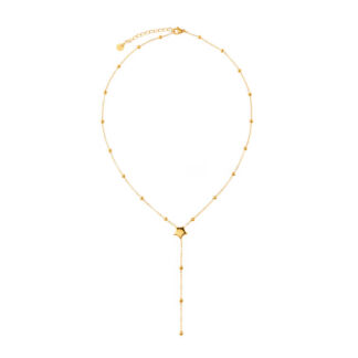 Колье Star Tie Necklace - Gold DÉJÀ VU