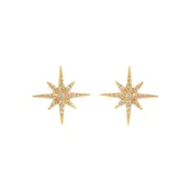 Серьги Sparkle Puset Earrings - Gold BY DEBORAH GARDNER фото 1