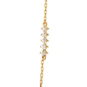 Браслет Stone Row Bracelet - Gold BY DEBORAH GARDNER фото 3