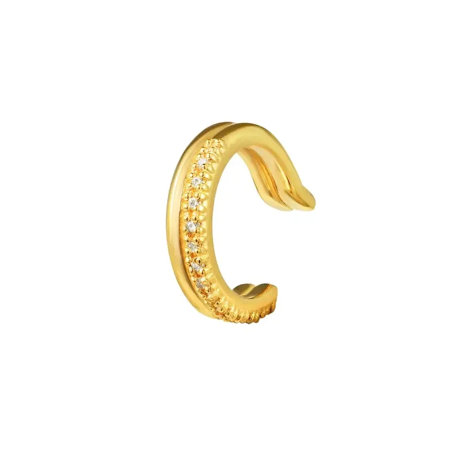 Кафф The Moonlit Path Lip Cuff - Gold BON BON фото 1