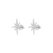 Серьги Sparkle Puset Earrings - Silver BY DEBORAH GARDNER фото 3