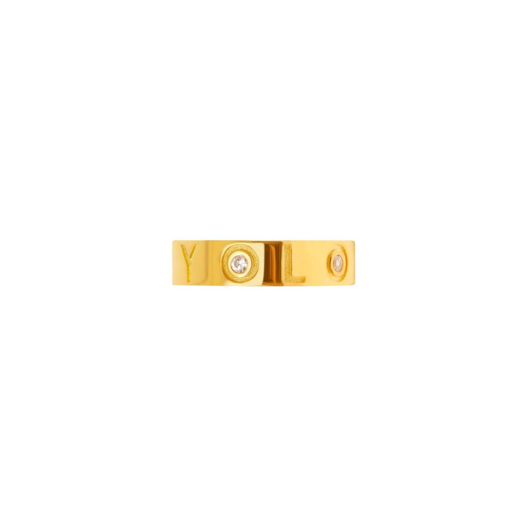 Кольцо Reminder Ring – YOLO Gold VIVA LA VIKA фото 1