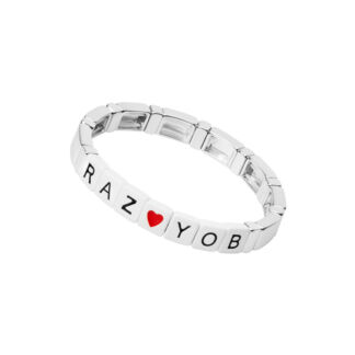 Браслет Personalisation Silver Bracelet – RAZ♥YOB DÉJÀ VU