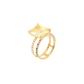 Кольцо Shine Bright Ring – Yellow Gold VIVA LA VIKA фото 1