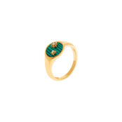 Кольцо Esther Ring – Malachite POSH MIMI фото 1