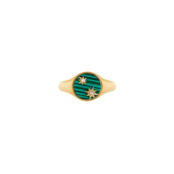 Кольцо Esther Ring – Malachite POSH MIMI фото 3