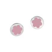 Серьги Silver Forget-Me-Not Earrings - Pink MOONSWOON фото 1