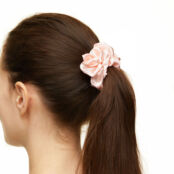 Набор резинок Big Silk Hair Scrunchies – Pink HOLLY JUNE фото 3