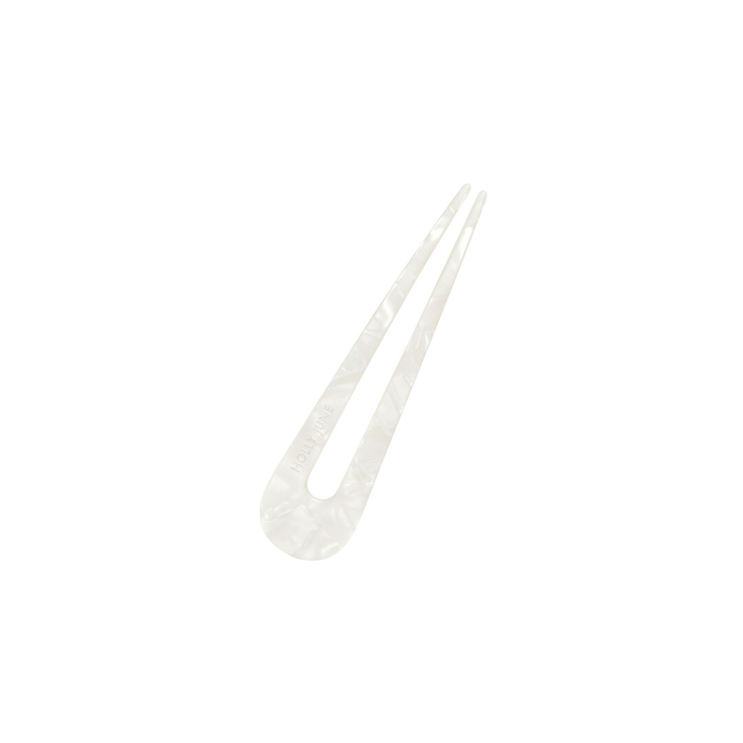 Шпилька Double Hair Stick – Nacre White HOLLY JUNE фото 1