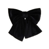 Заколка Big Bow Hair Clip – Velvet Black HOLLY JUNE фото 3