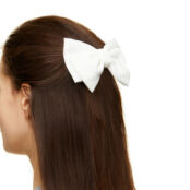 Заколка Bow Hair Clip – White HOLLY JUNE фото 2