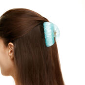 Крабик Delicate Nacre Hair Claw – Blue HOLLY JUNE фото 2