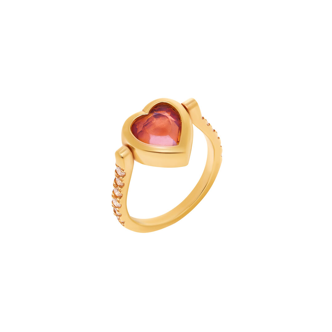 Кольцо Eddy Heart Ring - Dusty Pink VIVA LA VIKA фото 1