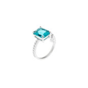 Кольцо Crystal Nuance Ring – Turquoise VIVA LA VIKA фото 1