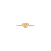 Кольцо Spangled Heart Ring – Gold VIVA LA VIKA фото 3