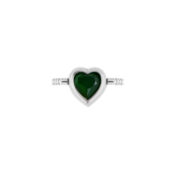 Кольцо Eddy Heart Ring - Dark Green VIVA LA VIKA фото 4