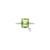 Кольцо Crystal Nuance Ring – Light Green VIVA LA VIKA фото 3