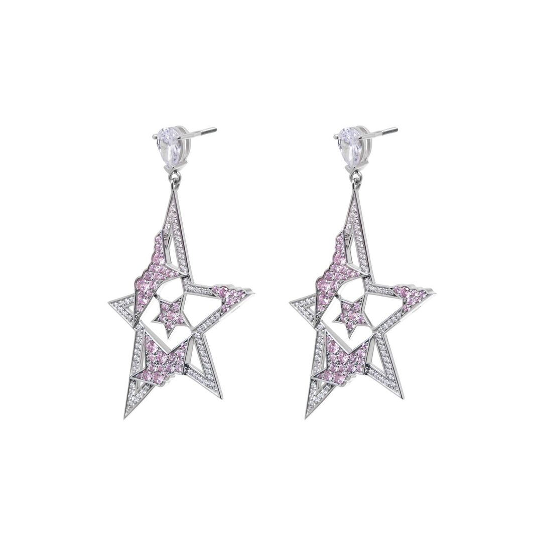 Серьги Pinky Rock Star Earring VIVA LA VIKA фото 1