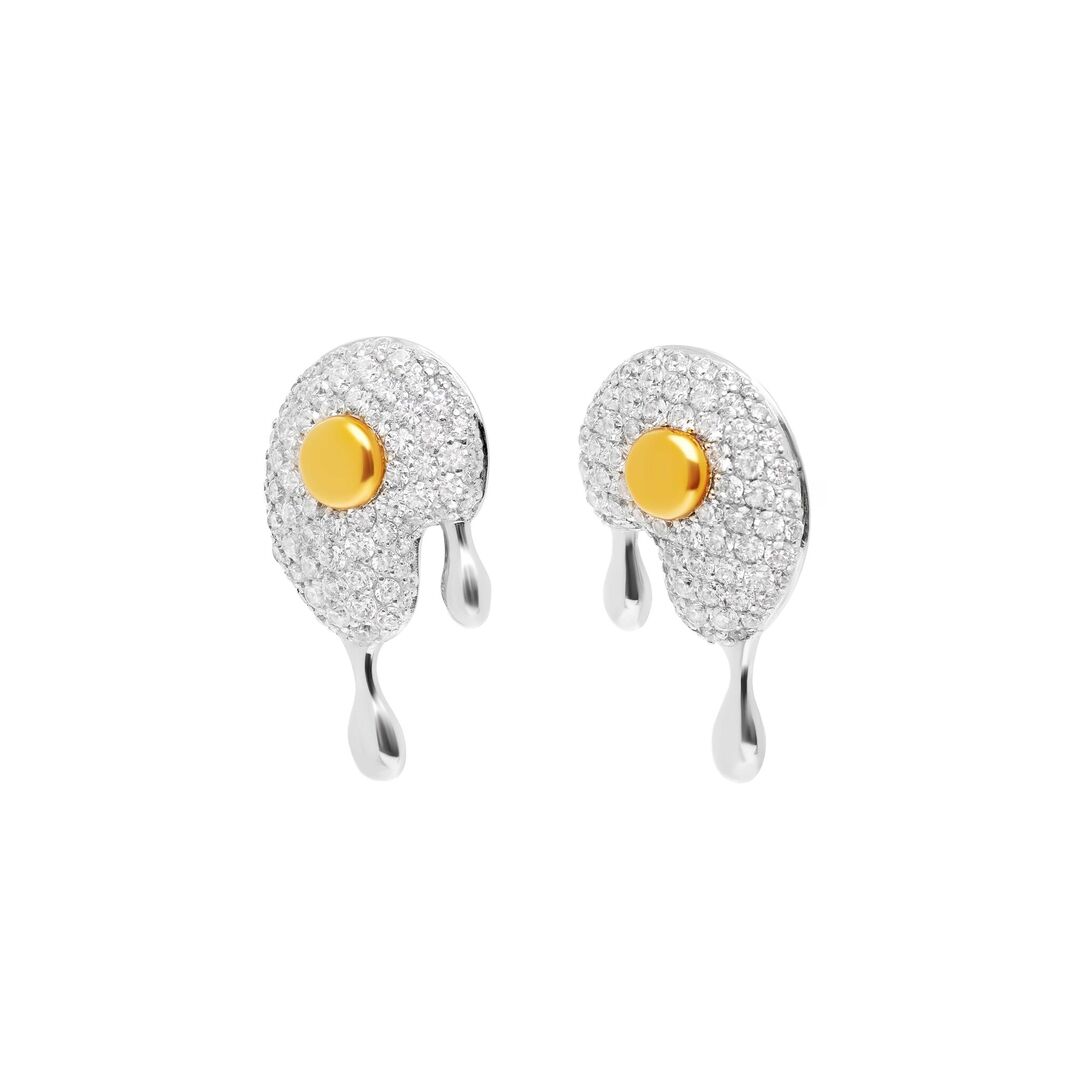 Серьги Coddled Egg Earring VIVA LA VIKA фото 1