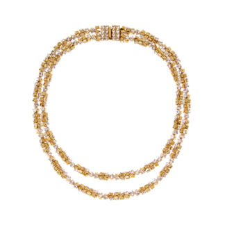 Колье Trevise Strass Necklace Gold GAS BIJOUX