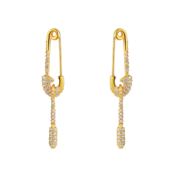 Серьги Geared Pin Earrings - Gold VIVA LA VIKA фото 1