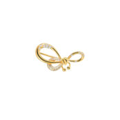 Каффы Crystal Pierced Bow Earrings - Gold VIVA LA VIKA фото 5