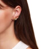 Каффы Crystal Pierced Bow Earrings - Gold VIVA LA VIKA фото 4