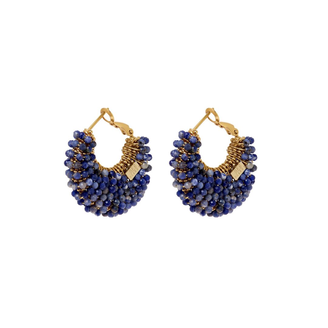 Серьги Izzia Earrings - Blue GAS BIJOUX фото 1