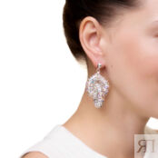 Серьги Diamond Tire Earrings - Silver PEARL OCTOPUSS.Y фото 4