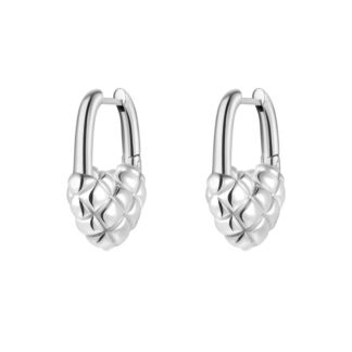 Серьги Lock My Heart Earring - Silver VIVA LA VIKA