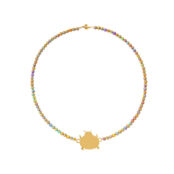 Колье Gold Plated Ladybug Charm Beaded Necklace TIMELESS PEARLY фото 3