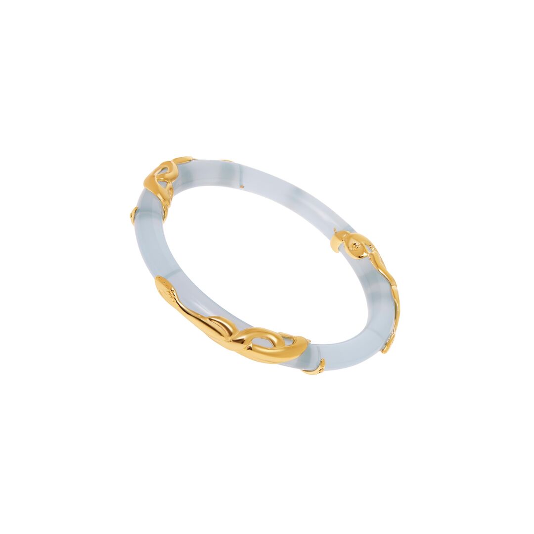 Браслет Cobra Jonc Bracelet Acetate Gold - Blue GAS BIJOUX фото 1