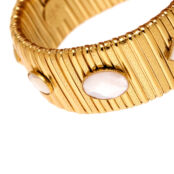 Браслет Strada Bracelet Gold - White Mother-of-pearl GAS BIJOUX фото 3