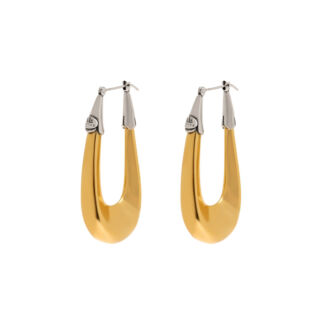 Серьги Ecume Bicolor Earrings - Gold GAS BIJOUX