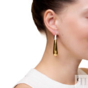 Серьги Ecume Bicolor Earrings - Gold GAS BIJOUX фото 4