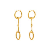 Серьги Snaffle Bit Earrings - Gold VIVA LA VIKA фото 1