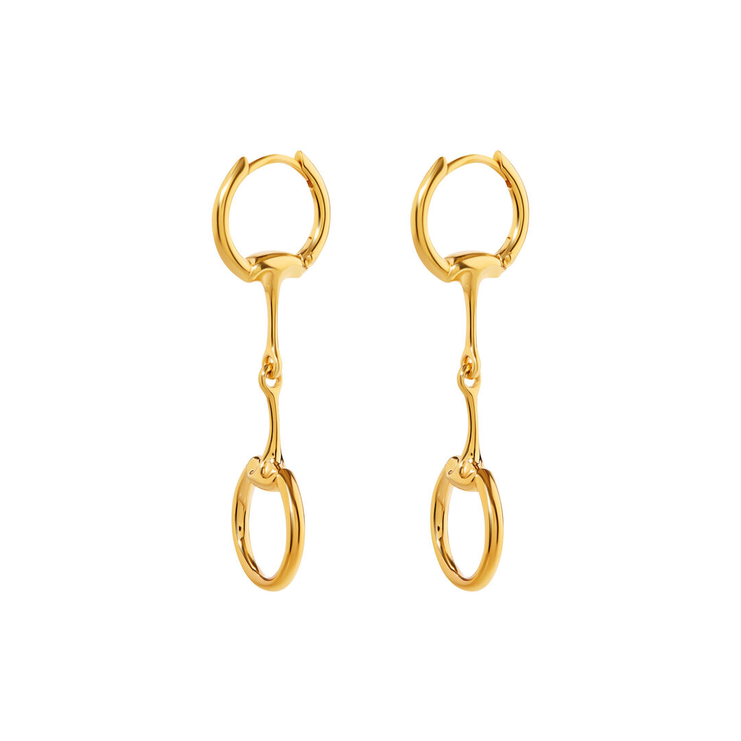 Серьги Snaffle Bit Earrings - Gold VIVA LA VIKA фото 1