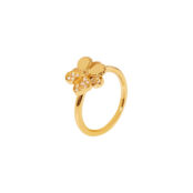 Кольцо Flowery Gear Ring - Gold VIVA LA VIKA фото 1