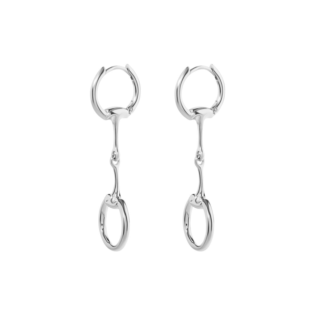 Серьги Snaffle Bit Earrings - Silver VIVA LA VIKA фото 1