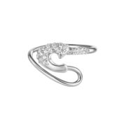 Кольцо Curved Pin Ring - Silver VIVA LA VIKA фото 3