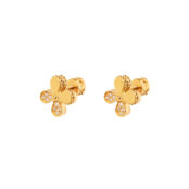 Серьги Flowery Gear Earring - Gold VIVA LA VIKA фото 3