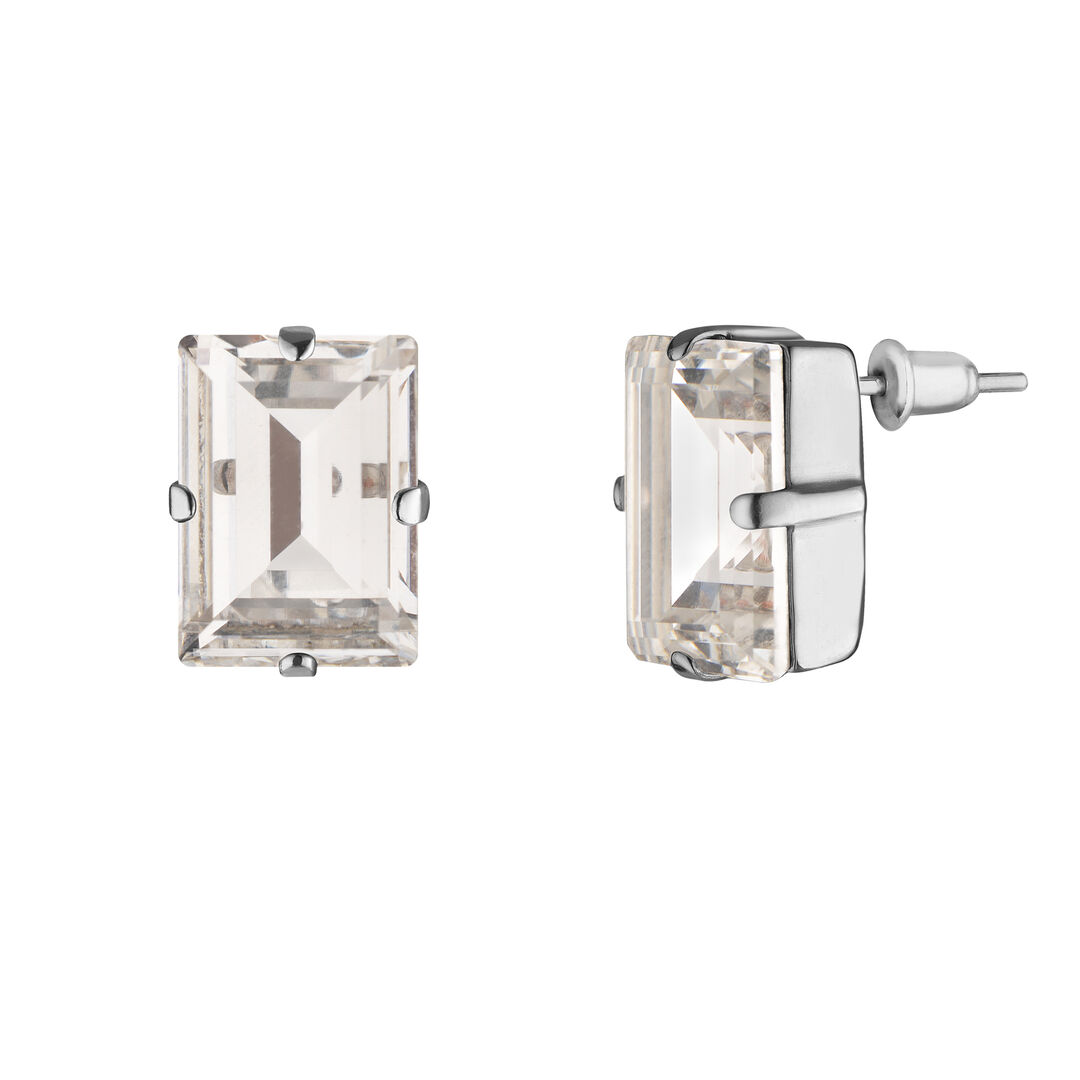 Серьги Step Cut Crystal Earrings PHENOMENAL STUDIO фото 1