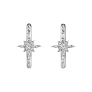 Серьги Sparkle Earrings - Silver BY DEBORAH GARDNER