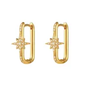 Серьги Sparkle Earrings - Gold BY DEBORAH GARDNER фото 3