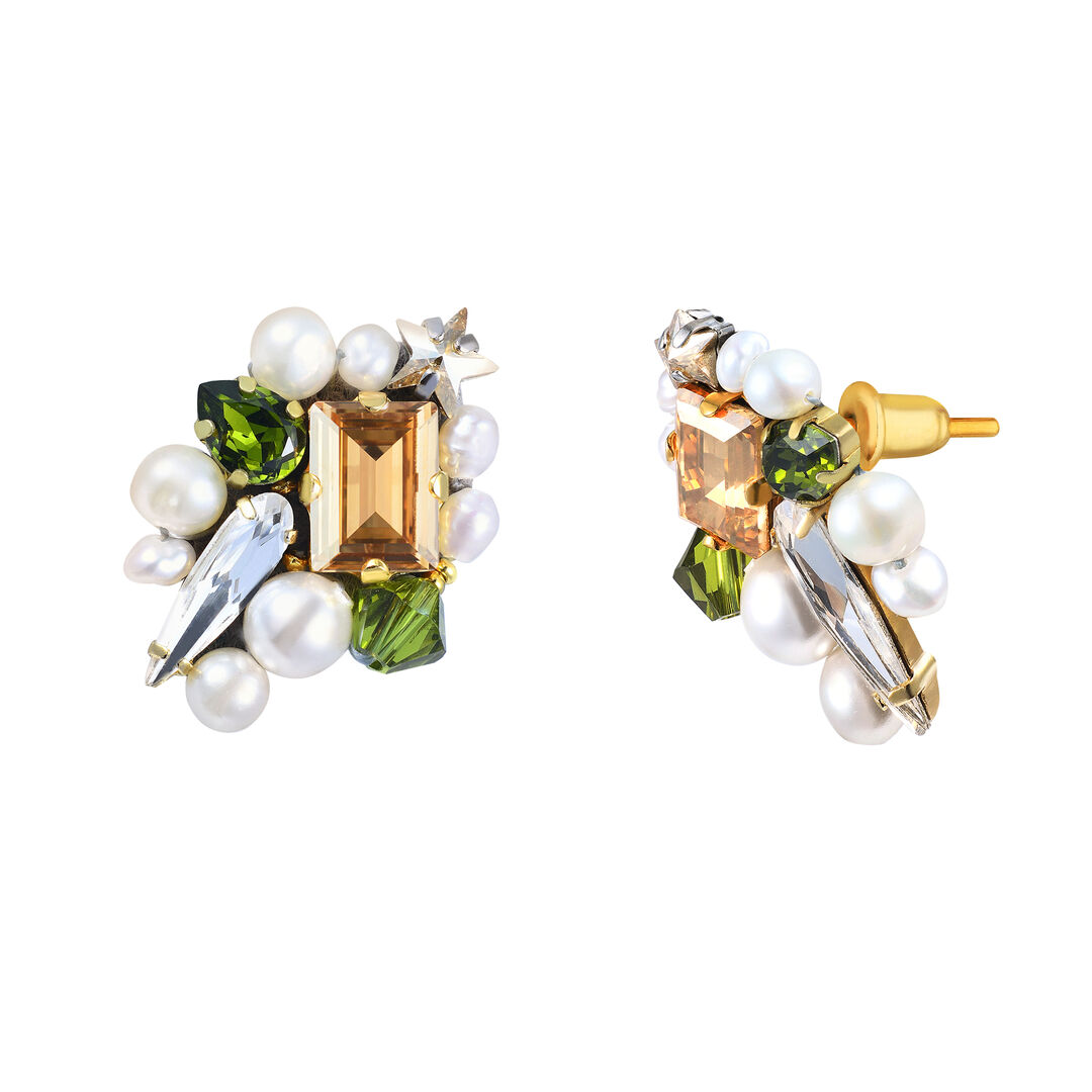 Серьги Olivine Small Earrings PHENOMENAL STUDIO фото 1