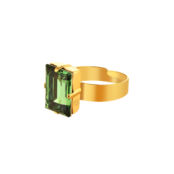 Кольцо Baguette Erinite Gold Ring PHENOMENAL STUDIO фото 3