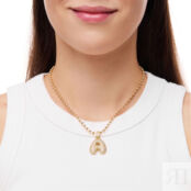 Колье My ABC Ball Chain Necklace - Gold HOLLY JUNE фото 2